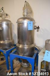 Used-Grace-M Plastic Solution Stainless Steel Vacuum Loading Hopper. With mounting frame. Series# 1501001, built 2015