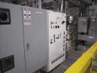 Used Main Silo weight control system consisting of: Hopper, Mettler Toledo model partner plus digital read-out controller, roller top conveyor, KM model system 2020 controller system, Nucon system, b...