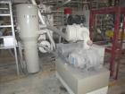 Used Main Silo weight control system consisting of: Hopper, Mettler Toledo model partner plus digital read-out controller, roller top conveyor, KM model system 2020 controller system, Nucon system, b...