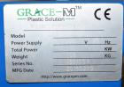 Used Grace-M Plastic Solution Stainless Steel Vacuum Loading Hopper. With mounting frame. Series# 1501001, built 2015