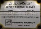 Used Duroflow/Gardner Dever Vacuum Loading System. Consisting of (1) Duroflow positive displacement blower, model 4504VT, 403 CFM, serial# 298070. Driven by a 10hp, 3/60/550 Volt, 3495 rpm motor. (1)...