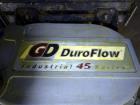 Used- Gardner Denver Dura Flow Horizontal Positive Displacement Blower, Model GGDBADA, Catalog# 4506. Approximate 214 CFM at...