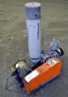 Used ITO Engineering Rotary Positive Displacement Blower, Model IRS-65L, Carbon Steel. Approximate capacity 2 cubic meters per minute (70 CFM) at 1300 rpm. 2” Inlet/outlet. Driven by a 3hp, 3/60/230/...