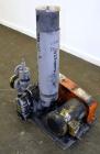 Used ITO Engineering Rotary Positive Displacement Blower, Model IRS-65L, Carbon Steel. Approximate capacity 2 cubic meters per minute (70 CFM) at 1300 rpm. 2” Inlet/outlet. Driven by a 3hp, 3/60/230/...
