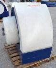 Used Kongsklide High Pressure Multiair Blower, Type 1100, Carbon Steel. Rated approximately 1699 cubic meter an hour air volume (1000 cfm). Driven by a 10 hp, 3/60/230/460 volt, 3500 rpm motor.