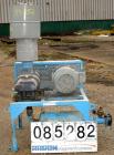 USED: MD Pneumatics Inc vacuum conveying system, carbon steel,consisting of: (1) MD Pneumatics rotary positive displacement blower, model 46-4009, approximate capacity 49-497 cfm, .152 displacement c...