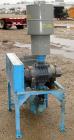 USED: MD Pneumatics Inc vacuum conveying system, carbon steel,consisting of: (1) MD Pneumatics rotary positive displacement blower, model 46-4009, approximate capacity 49-497 cfm, .152 displacement c...