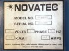 Used Novatec Loading/Unloading System, Model VPV-50, Consisting Of: (2) Roots horizontal rotary positive displacement blowers, model 68U-RAI, carbon steel. Each rated 495 CFM at 15’’ HGV at 22.7 BHP....