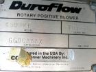 Used Schwitzer Duroflow Horizontal Rotary Positive Displacement Blower, Model 4509VT. Approximate capacity 300 CFM at 10 PSI. 4