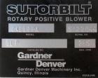 Used Sutorbilt Legend Series Low Pressure Horizontal Rotary Positive Displacement Blower, Model 5LP