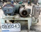 USED: Sutorbilt medium pressure horizontal rotary positive displacement blower, model 7MP. Approx capacity 1125 cfm at 42.8 bhp at 7 psi. .733 displacement cubic feet revolution, 6
