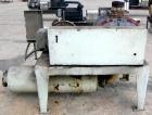 USED: Sutorbilt medium pressure horizontal rotary positive displacement blower, model 7MP. Approx capacity 1125 cfm at 42.8 bhp at 7 psi. .733 displacement cubic feet revolution, 6