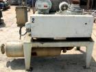 USED: Sutorbilt medium pressure horizontal rotary positive displacement blower, model 7MP. Approx capacity 1125 cfm at 42.8 bhp at 7 psi. .733 displacement cubic feet revolution, 6