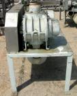 USED: Sutorbilt medium pressure horizontal rotary positive displacement blower, model 7MP. Approx capacity 1125 cfm at 42.8 bhp at 7 psi. .733 displacement cubic feet revolution, 6