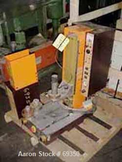 Used KLN Omega 1 Mecasonic Plastic Welder, Model BP218. 110 Volt, designed for welding molded plastics parts. Includes delay, weld and hold timers.