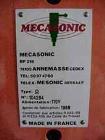 Used KLN Omega 1 Mecasonic Plastic Welder, Model BP218. 110 Volt, designed for welding molded plastics parts. Includes delay, weld and hold timers.