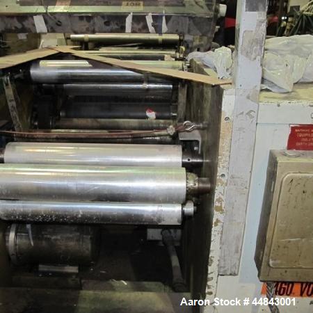 Used J&C 20" Wide Bottom Seal Bag Machine.  Includes high speed kit, 460 volt AC input.  Built approximately 1990.