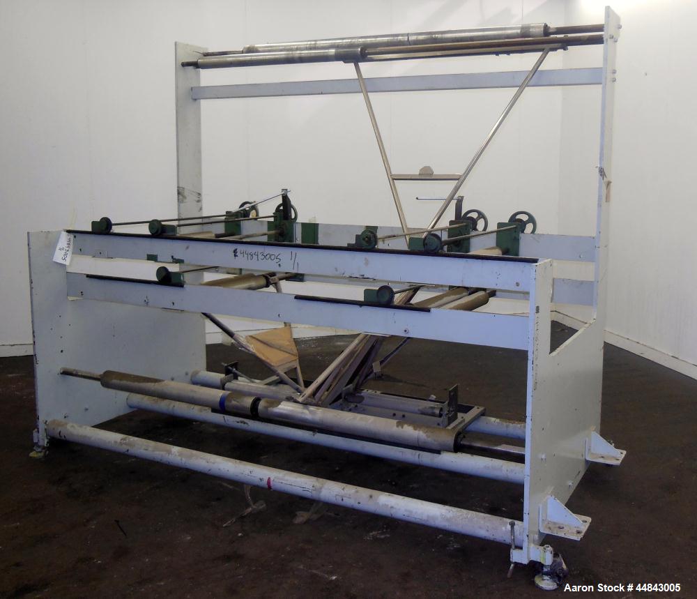 Used 75" Entry, 2 Up Double V-Folder Stand. With (2) 42" V" S. Unit is 2 up, double V" folder.
