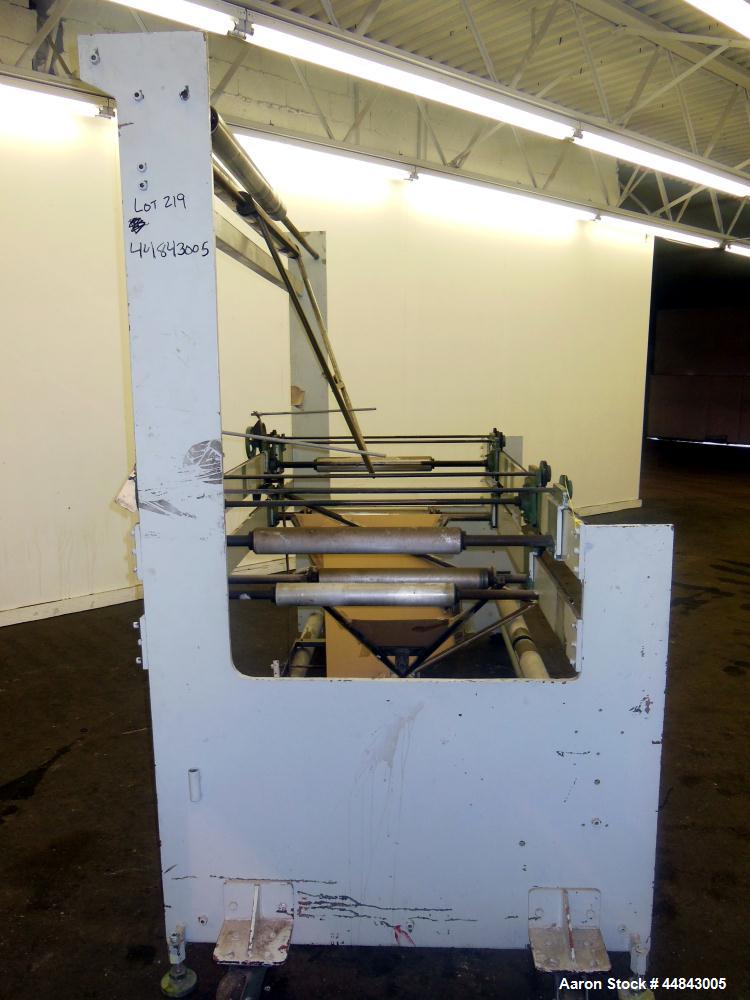 Used 75" Entry, 2 Up Double V-Folder Stand. With (2) 42" V" S. Unit is 2 up, double V" folder.