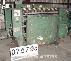 USED: Autoplast 40" wide bag separator, model FW40.  1 hp gearmotor
