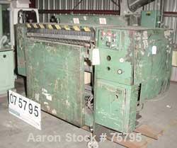 USED: Autoplast 40" wide bag separator, model FW40.  1 hp gearmotor