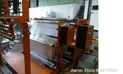 Used Coemter Ter-Roll 7070/4 Bag Making Machine.  Maximum capacity 330 feet/min (100 meter/min), 15 roll shifts per minute, bag width 9" - 56" (240 - 1440 mm), welding width 2 x 11.8" (2 x 300 mm), w...