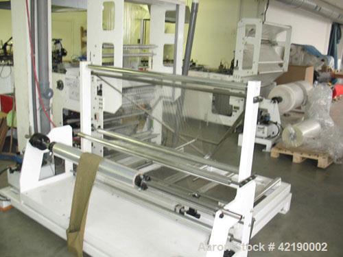 Used-Hemingstone HM-800 W+CK Plastic Bag Making Machine, only standard accessories included. EPC controller for round punchi...