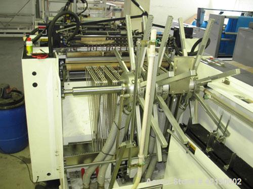 Used-Hemingstone HM-800 W+CK Plastic Bag Making Machine, only standard accessories included. EPC controller for round punchi...
