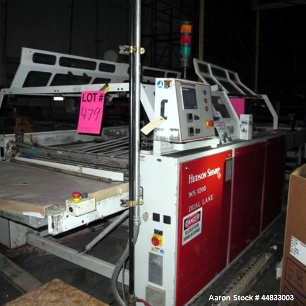 Used Hudson Sharp 51" Model MS1200 Dual Lane Side Weld / Side Seal Split Roll B