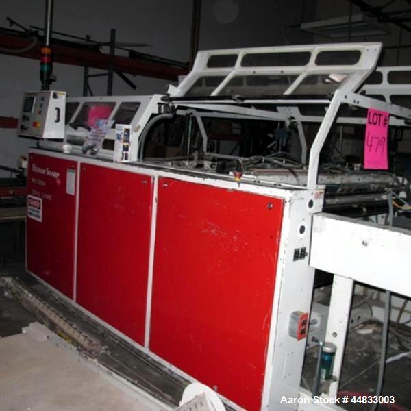 Used Hudson Sharp 51" Model MS1200 Dual Lane Side Weld / Side Seal Split Roll B