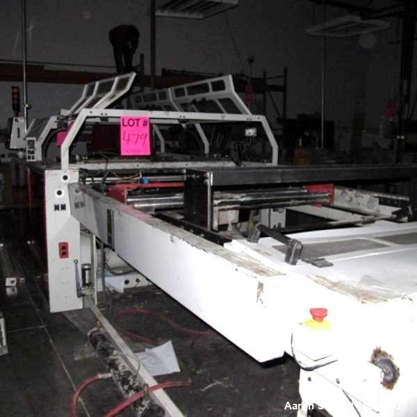 Used Hudson Sharp 51" Model MS1200 Dual Lane Side Weld / Side Seal Split Roll B