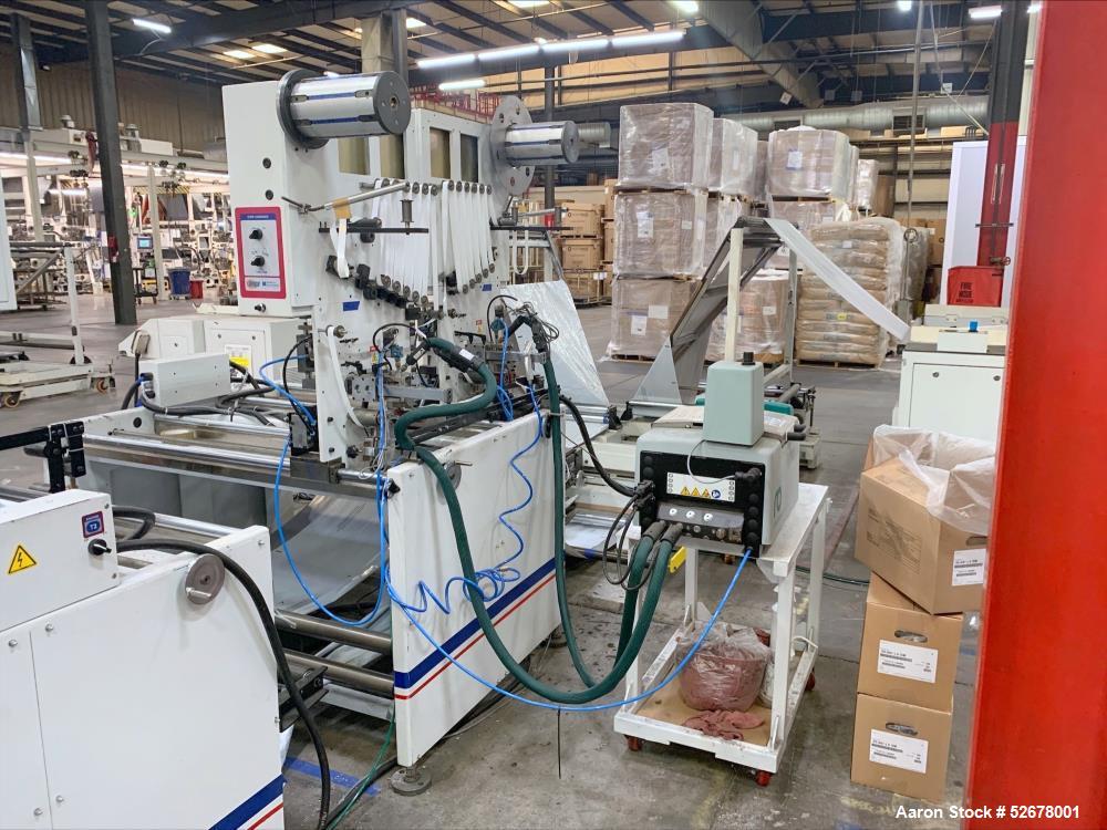 Used-Mamata VEGA-1200 A Dual (Split) Draw Roll Universal Bag Making Machine