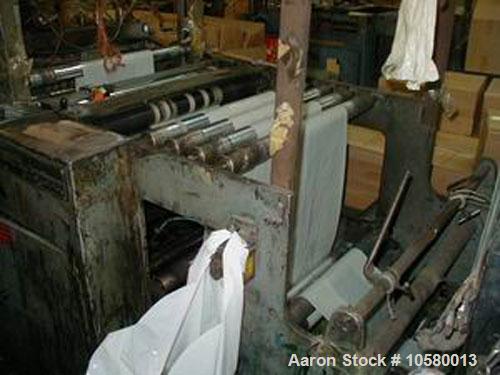 Used 23" Plastimac/DeBernardi model 602 T-shirt bag machine. Manufactured 1989.
