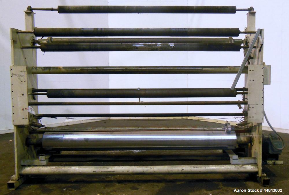 Used Sano Design & Machine 104" Tension Roll Stand, Model L.N.-104"-5HP-400-STD