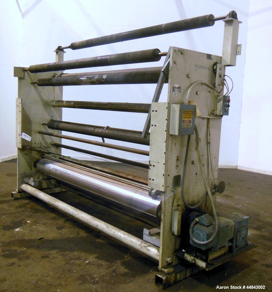 Used Sano Design & Machine 104" Tension Roll Stand, Model L.N.-104"-5HP-400-STD