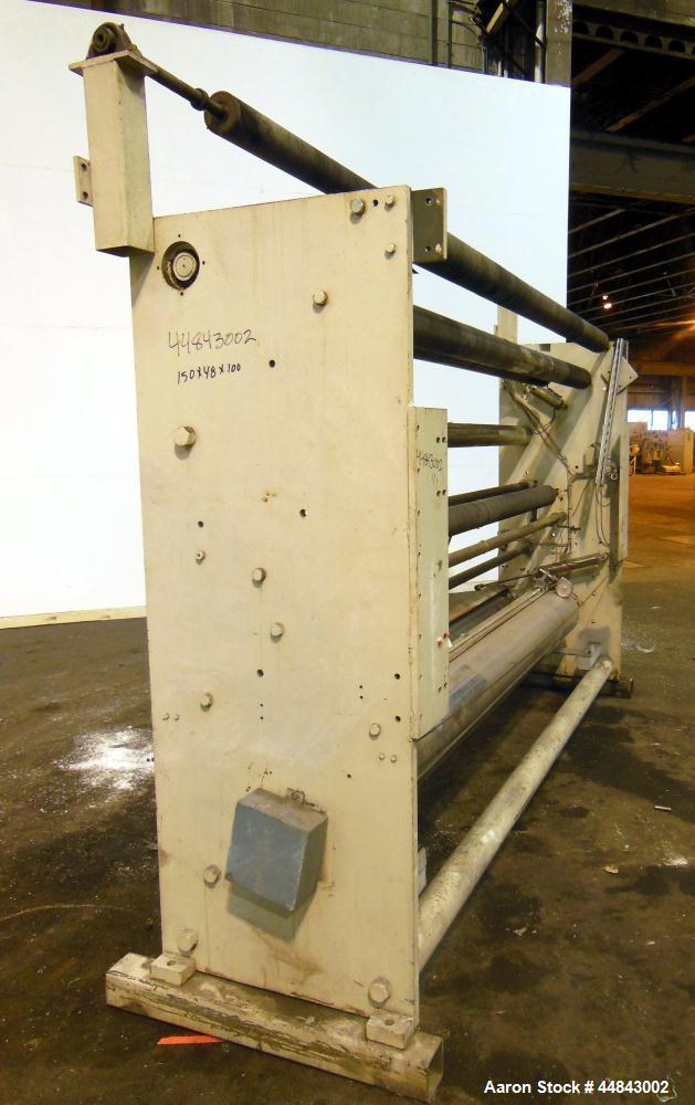 Used Sano Design & Machine 104" Tension Roll Stand, Model L.N.-104"-5HP-400-STD