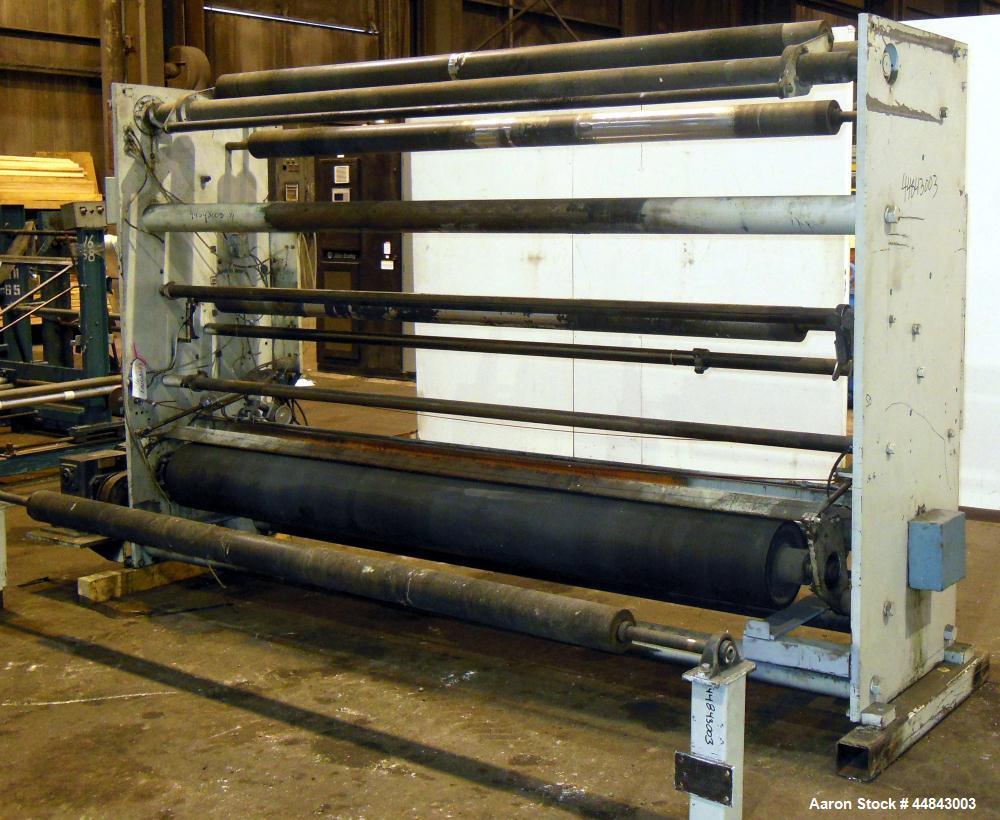 Used Sano Design & Machine 104" Tension Roll Stand, Model L.N.-104"-5HP-400-STD