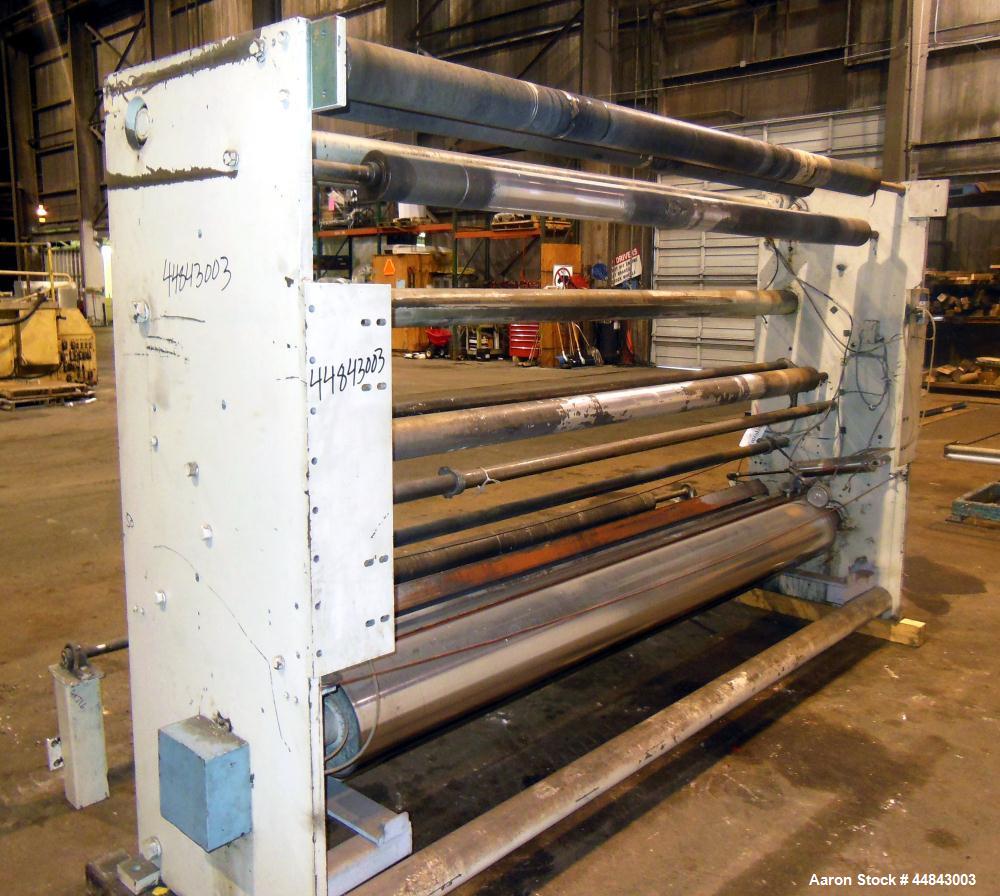 Used Sano Design & Machine 104" Tension Roll Stand, Model L.N.-104"-5HP-400-STD