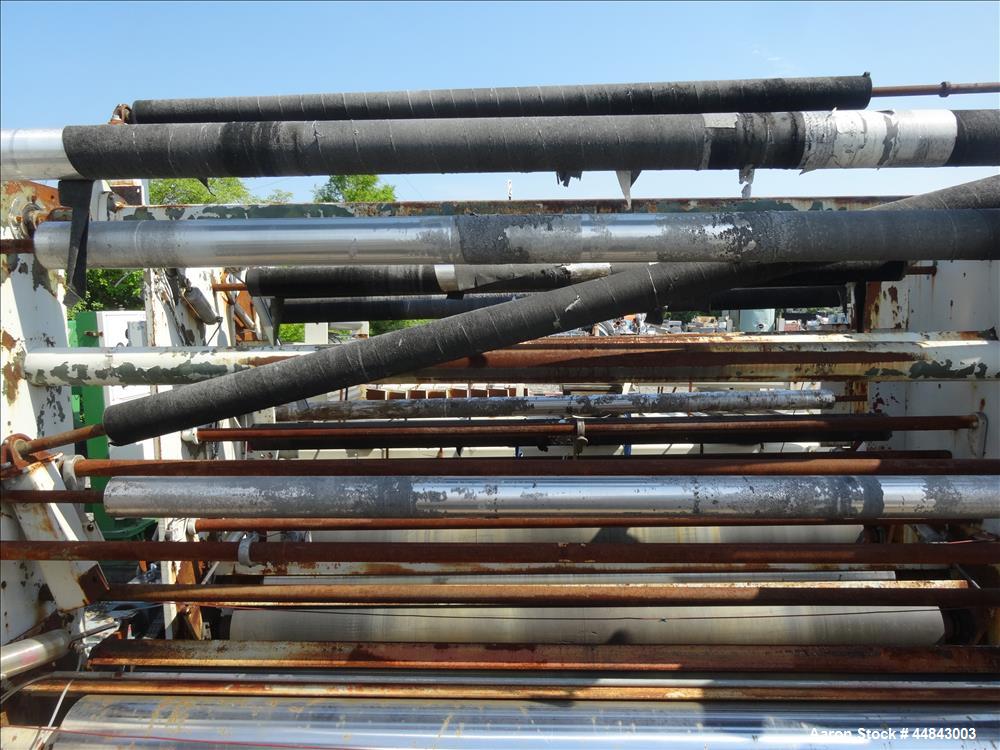 Used Sano Design & Machine 104" Tension Roll Stand, Model L.N.-104"-5HP-400-STD