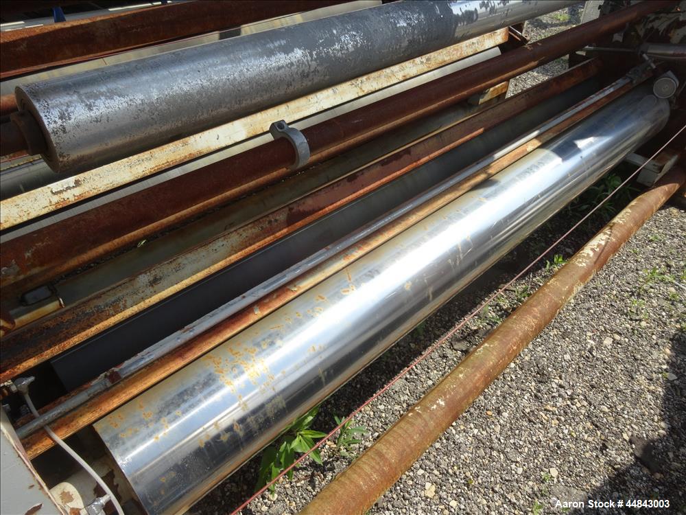 Used Sano Design & Machine 104" Tension Roll Stand, Model L.N.-104"-5HP-400-STD