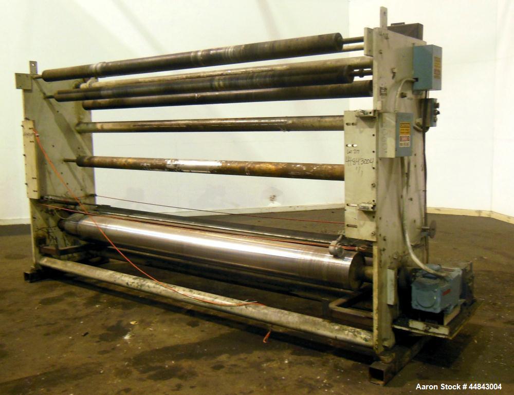 Used Sano Design & Machine 104" Tension Roll Stand, Model L.N.-104"-5HP-400-STD