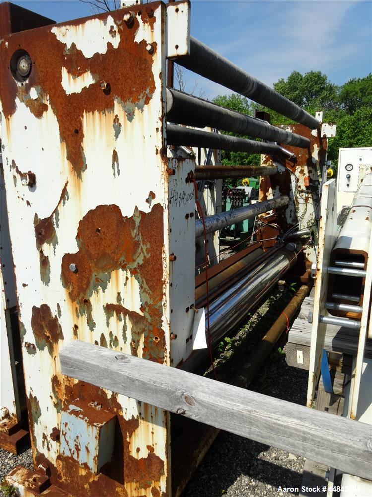 Used Sano Design & Machine 104" Tension Roll Stand, Model L.N.-104"-5HP-400-STD