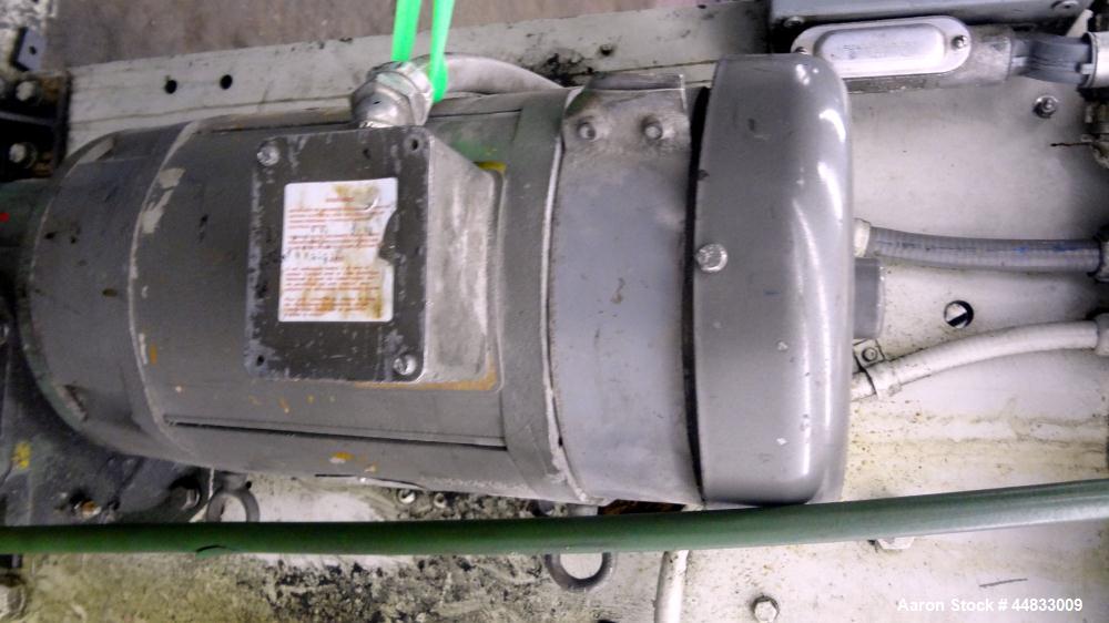 Used Sano 64" Wide Secondary Nip Roll Assembly, Model L.N.-64-270-3HP-STD, Serial# 12-1583-67, Built 1989. Driven by a 3hp, 180 volt, 1760 rpm DC gear motor. Includes a control panel with a Reliance ...
