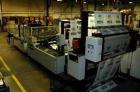 Used 1100mm Lemo IS 1100 3HT/LT Autopack Poly Bag Machine. Mfg 2005. With hydraulic unwind stand, slitting station, post gusseter, hydraulic handle and hole punch, and Auto Packaging system.