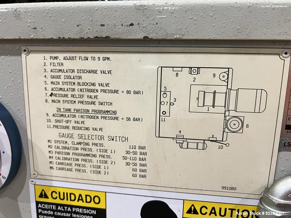 Bekum H-111S Single Station Blow Molding Machine