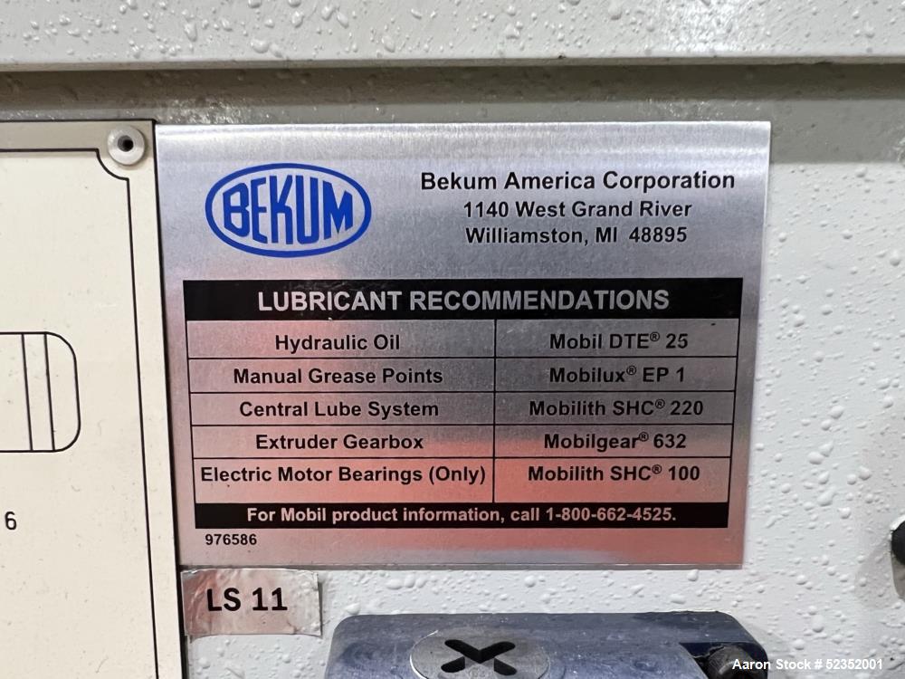 Bekum H-111S Single Station Blow Molding Machine