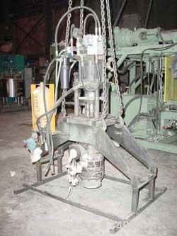 Used Hayssen Econoblow Blow Molding Machine, Model 75-S-2500. 5 lb FIFO accumulator head with programmable controls and MOOG parison programming. Also equipped with a part take away device and a bott...