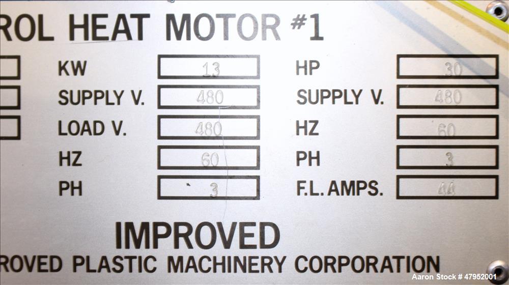 Used Improved Blow Molder, Model B15-R35.