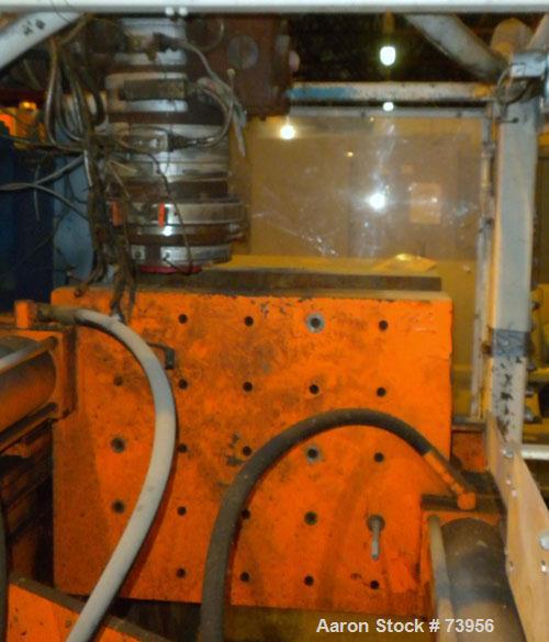 USED: Impco blow molding machine, model B30-R180-DDH. 5 pound total shot. Can be either a double head on 15" centers, or a single head. Controls are Barber Coleman Maco VI. Machine is on a standard b...