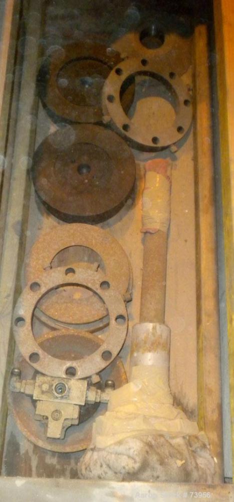 USED: Impco blow molding machine, model B30-R180-DDH. 5 pound total shot. Can be either a double head on 15" centers, or a single head. Controls are Barber Coleman Maco VI. Machine is on a standard b...